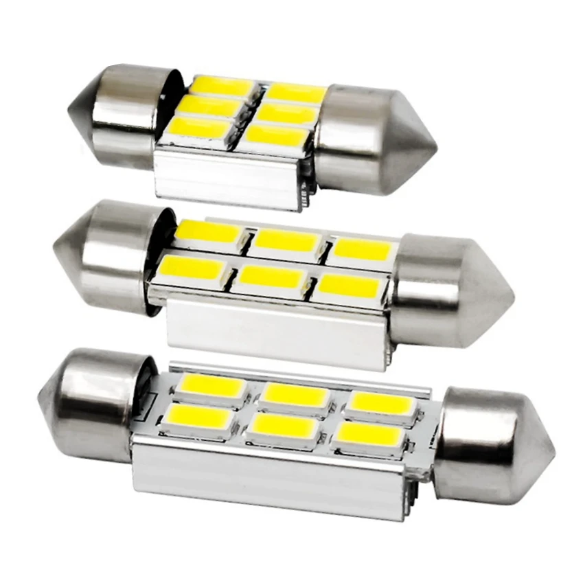 1 шт. гирлянда CANBUS 31 мм 36 39 C5W светодиодный свет без ошибок 5630 5730 6 SMD автомобильный