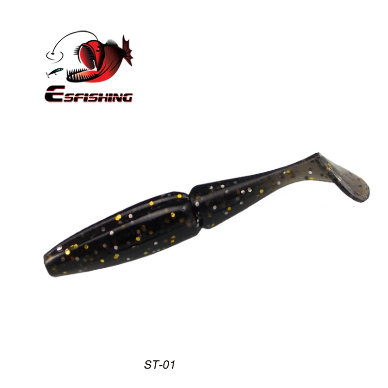 ST01 Рыболовные приманки ESFISHING Easy Shiner,, мягкие пластиковые приманки, 70 мм, 6 шт., приманка для форели, аксессуары для рыбалки, лучшие приманки - Цвет: ST01