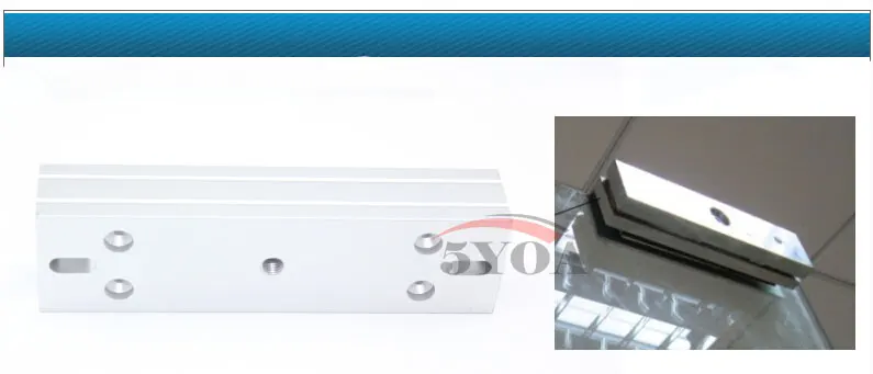 Магнитный замок U образный кронштейн для бескаркасного стекла 280 кг 600 фунтов