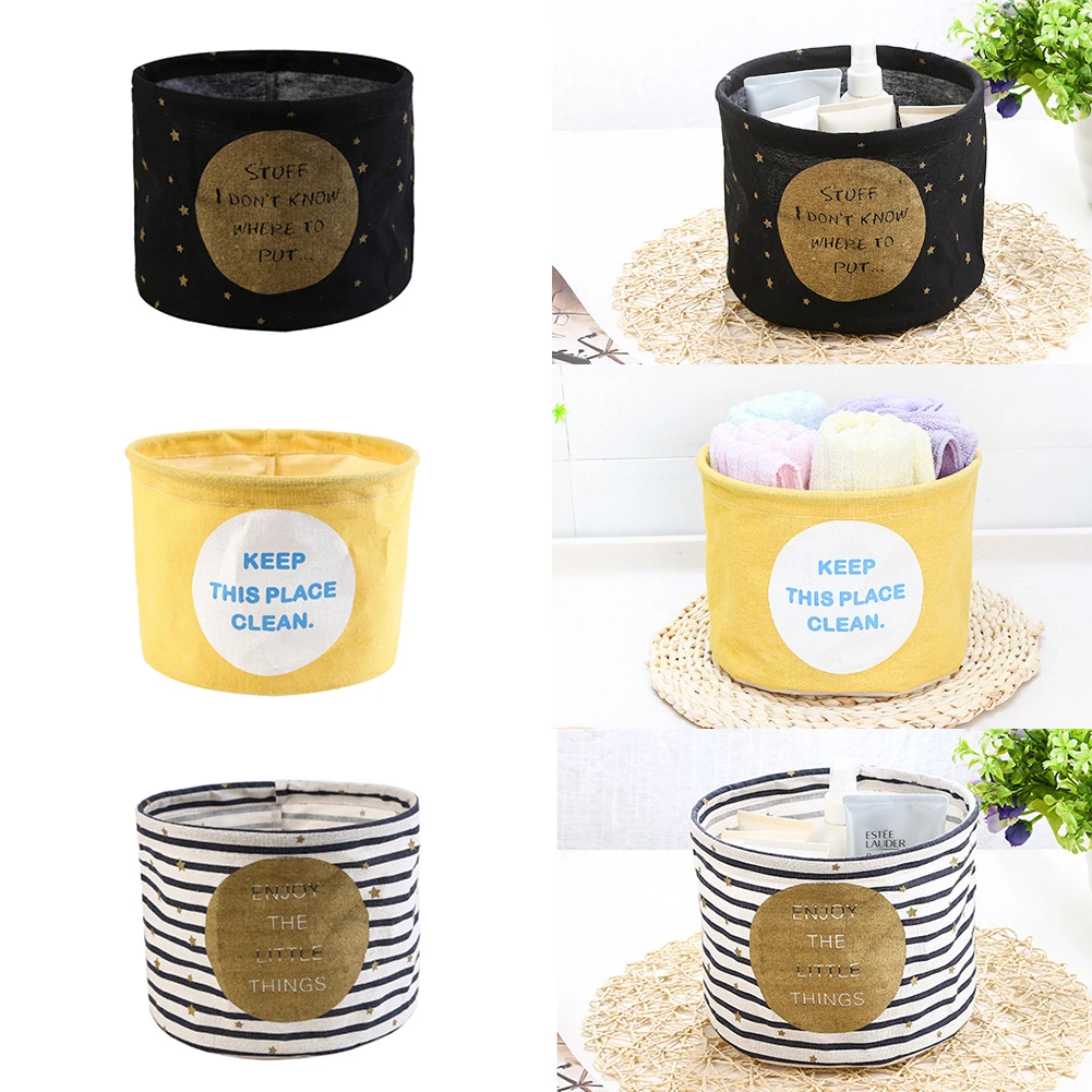 Мини складная детская игрушка корзина белья для стирки Одежда Корзина Холщовая