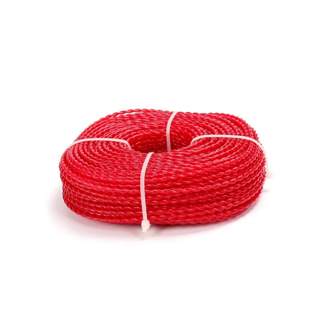 Cutter rope twist type nylon rope mowing line grass machine plastic rope, Trimmer Line Rope Roll Cord Strimmer Wire String Grass