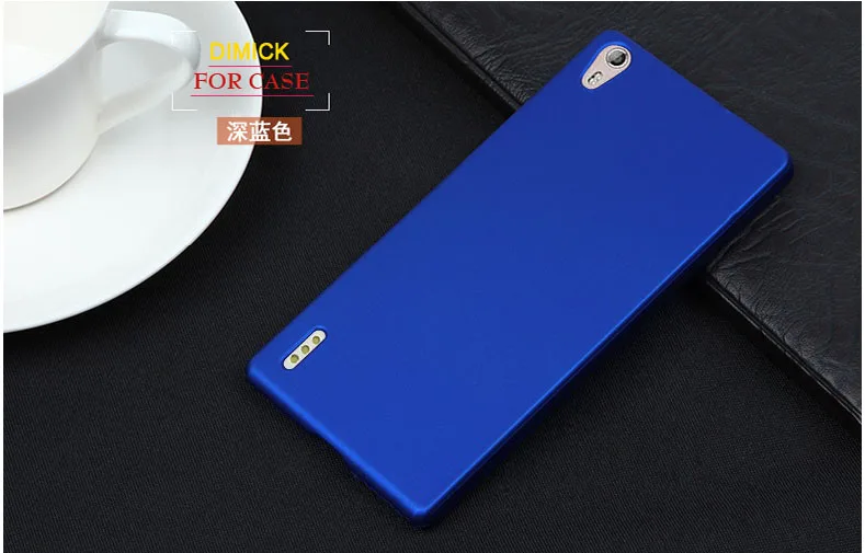 Ультратонкий матовый чехол для мобильного телефона Huawei Ascend P7 жесткий