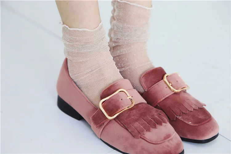 pink Модные фатиновые носки женские прозрачные длинные носки тонкие носки уличная одежда для девочек Medis - Цвет: pink