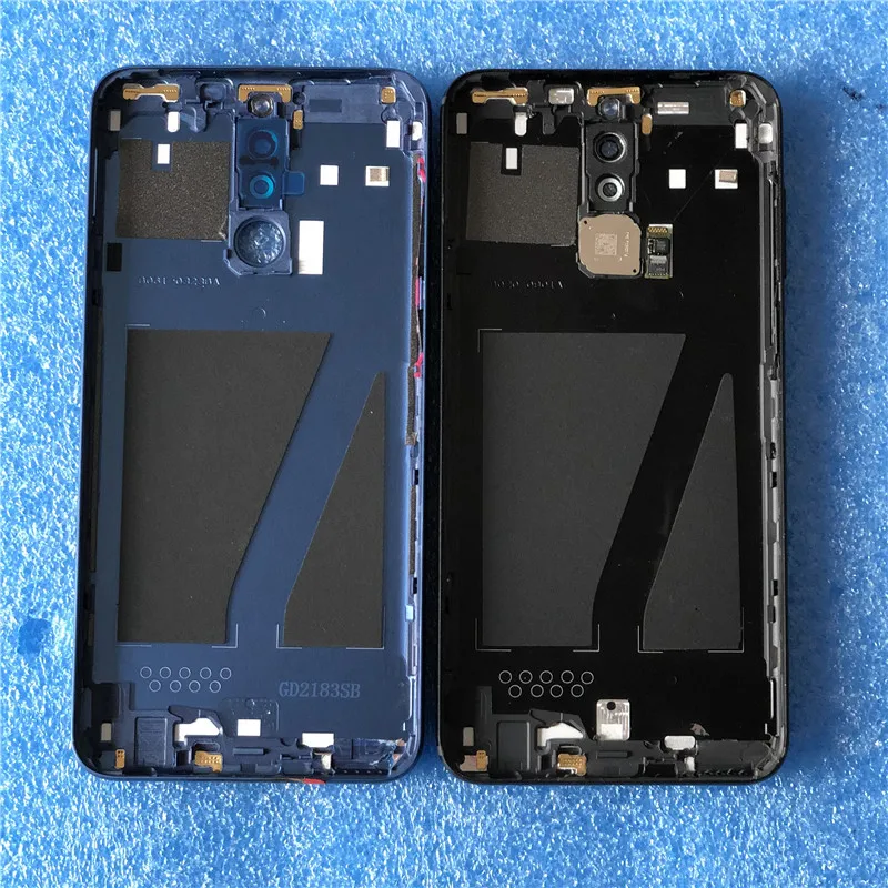 Чехол для huawei mate 10 Lite Axisinternational, задняя крышка для huawei Nova 2i, задняя дверь+ боковые ключи+ отпечаток пальца