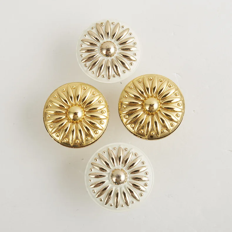 2 шт./лот бесплатная доставка Золотая Одноручная Круглая дверь из цинкового