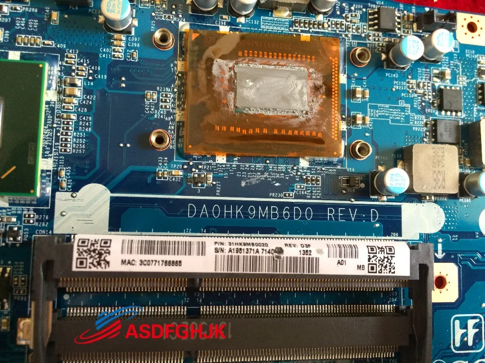 Для Sony Vaio SVF15 серии Материнская плата ноутбука i3-3217U A1951371A DA0HK9MB6D0 100% TESED OK |