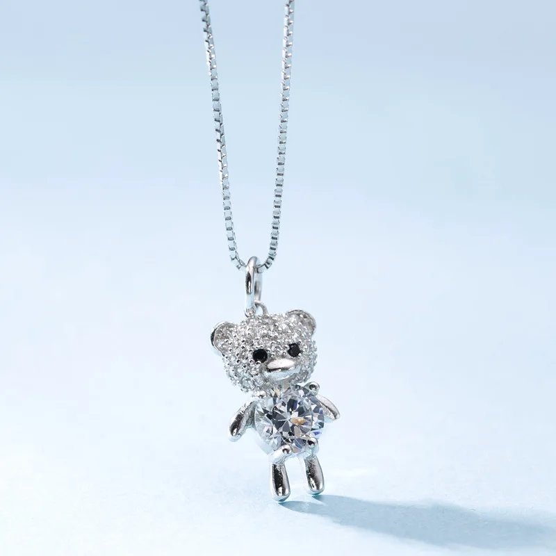 Женский комплект из колье и серёг серебра 925 пробы | Украшения аксессуары