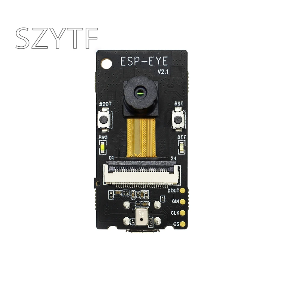 ESP-EYE 2-мегапиксельная камера ESP32 4 Мбайт флеш-память 8 Мбайт PSRAM для распознавания лиц поддерживает WI-FI передачи изображения