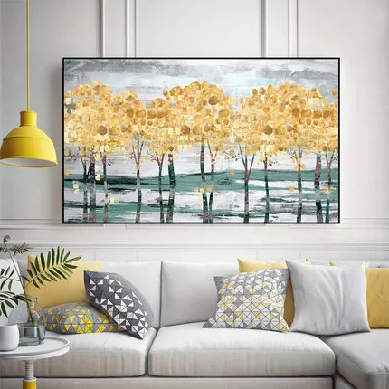 

New Diy Full Drill Diamond Painting Living Room European-style Abstract Fortune Tree Bedroom Modern Paintings Full Drilling