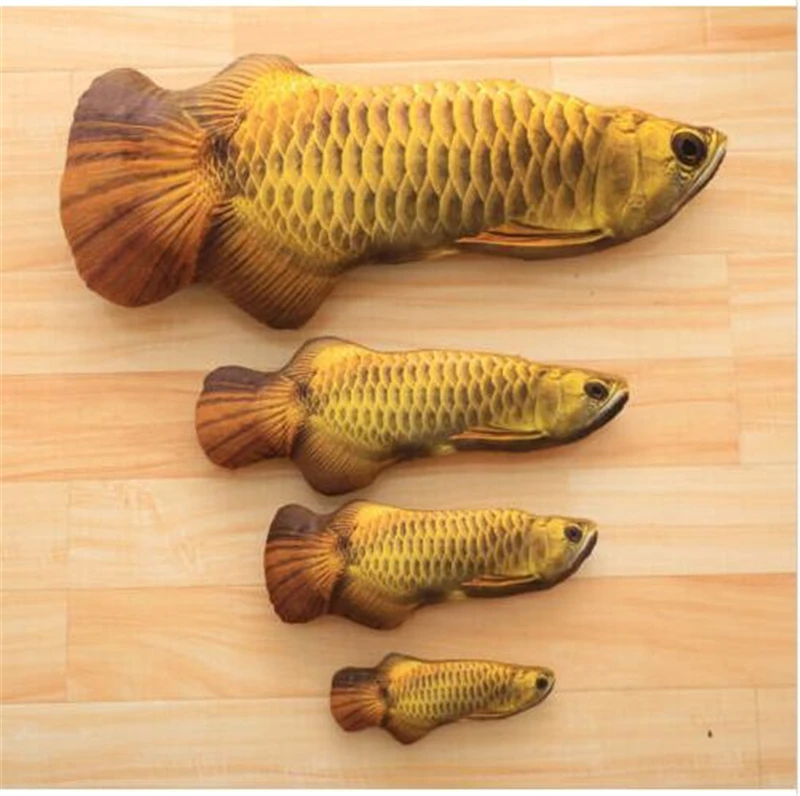 Arowana Игрушка-кот игрушки для кошек моделирование рыбы плюшевая игрушка домашнего питомца жевательная игрушка-подушка игрушечная кошка животное - Цвет: Arowana
