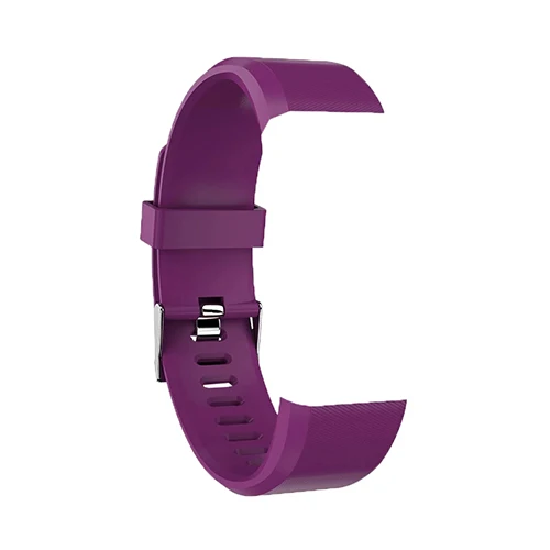 purple 115 плюс умный ремешок силиконовый сменный ремешок для смарт-браслета взрослые дети умные аксессуары для смарт-браслета ремешок - Цвет: purple