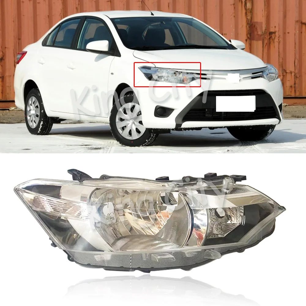 Capqx для Toyota Vios спереди бамперная фара головного света дальнего день лампы Wateproof фар сборки