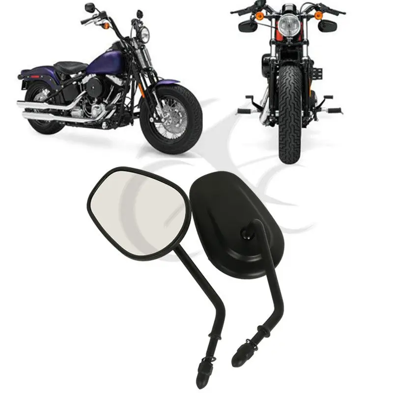 Боковые зеркала заднего вида для мотоцикла Harley Bobber Chopper Road Touring XL1200L XL883 XL883L Sportster