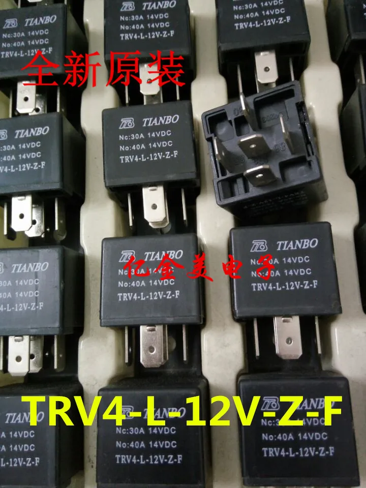 Новое оригинальное автомобильное реле TRV4 L 12V Z F 40A 14VDC 5 футов|Реле| |