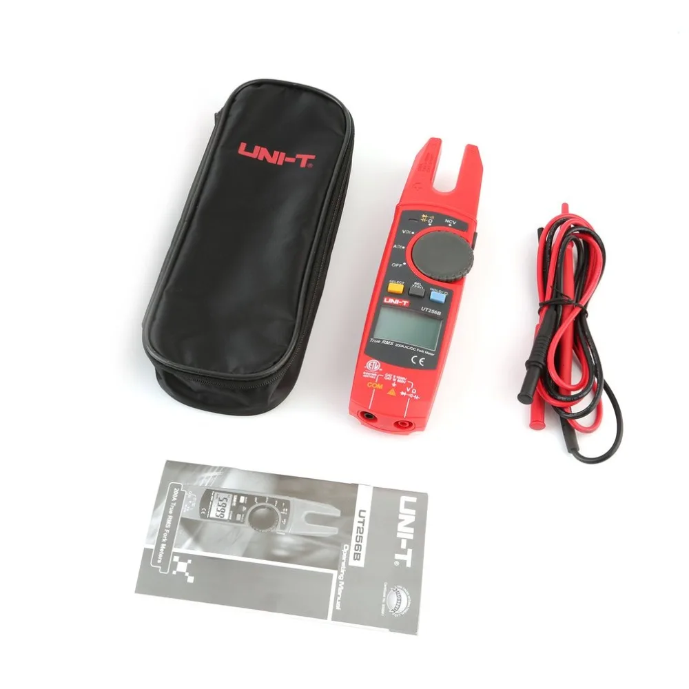 UT256B Auto Range 200A AC/DC Current True RMS Digital Fork Type Clamp Meter with ohm Capacitance NCV Test Multimeter | Инструменты