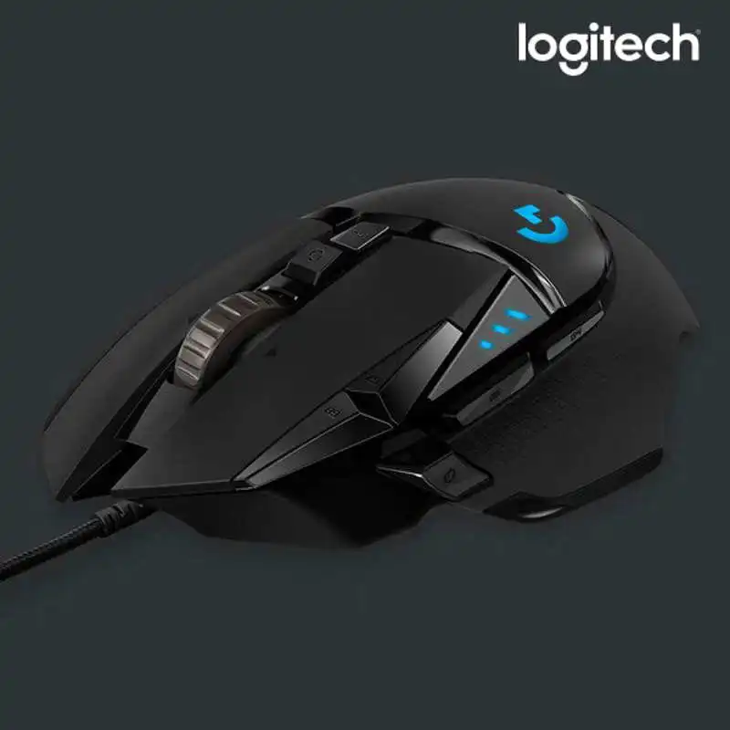 Logitech G502 герой игры Мышь полная линия обновления герой двигатель с 16000 Точек на дюйм Сенсор 11 настраиваемые кнопки