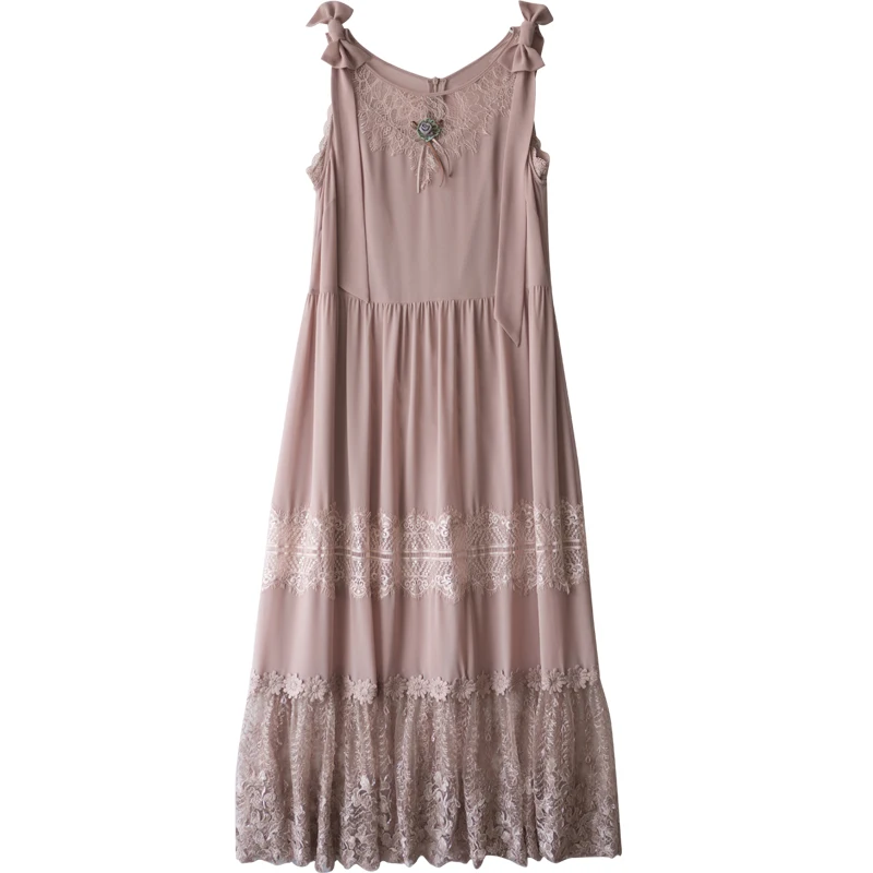 Женское платье без рукавов LYNETTE'S в китайском стиле оригинальный дизайн