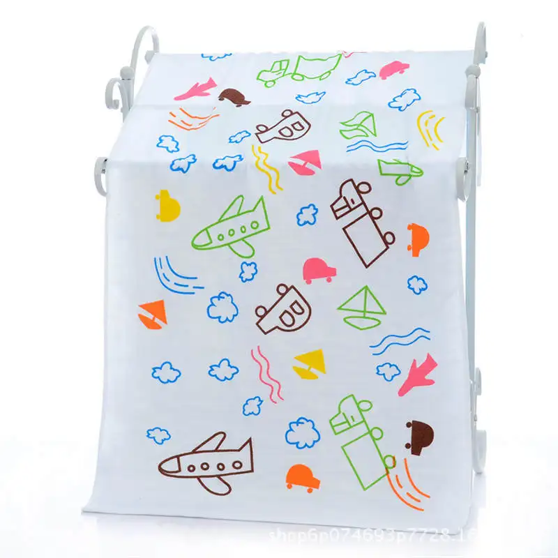 Cotton Children Baby Face Towel Bath Towel Mickey Minnie Mouse Baby boy girl Thin Double layer Chiffon soft towel gift - Цвет: 6