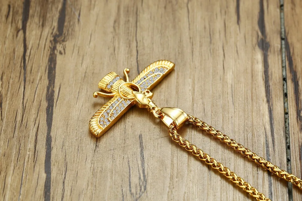 В стиле хип хоп Стразы ограненные Bling Иран фаравахар ахурамазду зороастрийских