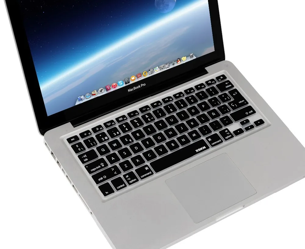 XSKN испанский силиконовый чехол для клавиатуры Macbook Apple алюминиевая Универсальная
