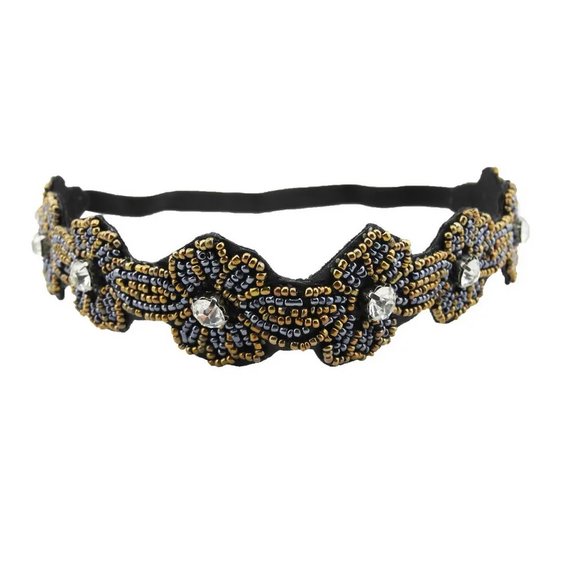 Модные женские Кристальные Стразы акриловые бусины стандартная головная