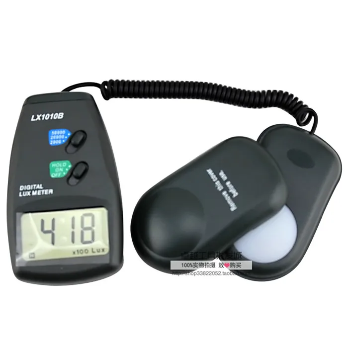 Цифровой люкс метр фотометр Luxmeter LX1010B диапазон измерений 1 Lux ~ 50 000Lux|me light|light meterlight