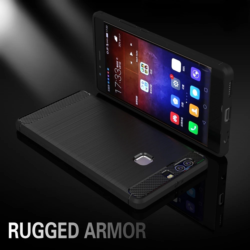 Ivencase Роскошный чехол для Huawei p9 5.2 дюймов Чехол Мягкие силиконовые ТПУ Бизнес