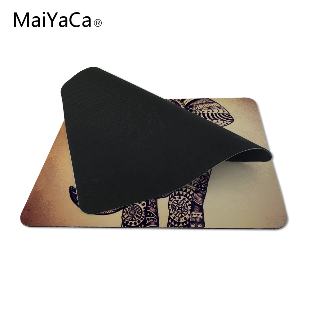 Коврик для мыши MaiYaCa Elephant в винтажном стиле Противоскользящий коврик Optal Me Trackball