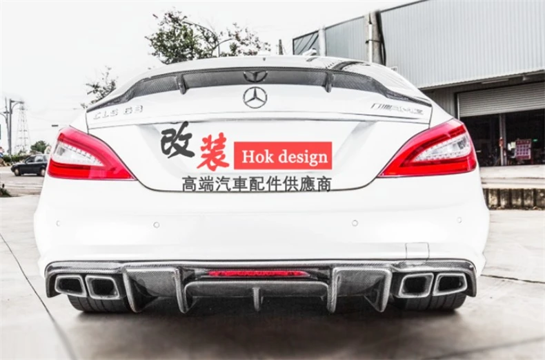 Задний спойлер из углеродного волокна для Mercedes Benz CLS Class W218 CLS63 CLS260 300 CLS400 2013 2017