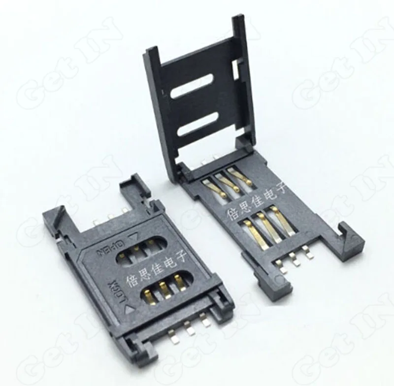 20 шт мобильный телефон раскладушка 6P sim-карта держатель памяти Разъемы 6