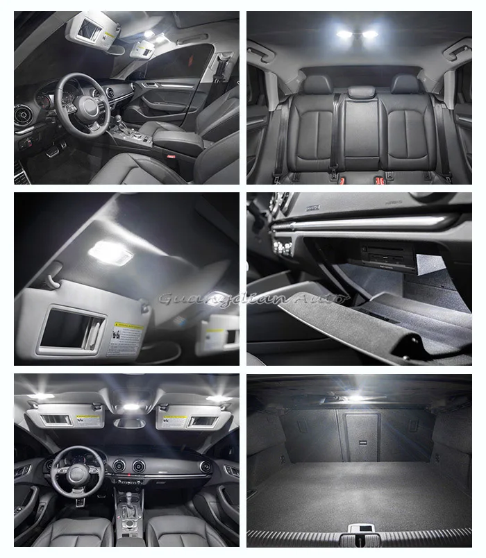 Tcart 6 шт. X светодиодный светильник для интерьера комплект посылка для toyota verso аксессуары 2009