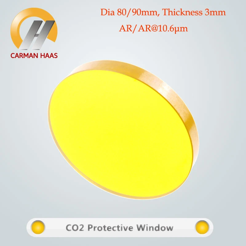 Carmanhaas CO2 ZnSe лазерная защита окна защитное стекло диаметр 80 мм 90 толщина 3 мм|Линзы|