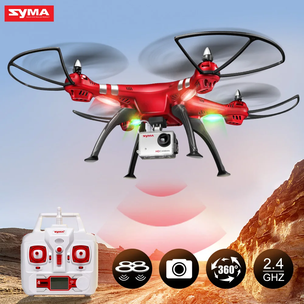 Профессиональный UAV Syma X8HG (X8G Upgrade) 2 4G 4CH 6 осевой гироскоп RC вертолет Квадрокоптер