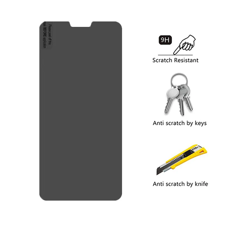 EXUNTON антишпионское закаленное стекло для Lenovo Z5 защита экрана конфиденциальности