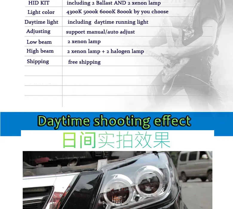 DY_L автомобильный Стайлинг Головной фонарь для Toyota Camry 2009-2010 светодиодный фонарь DRL H7/D2H HID Xenon bi xenon объектив