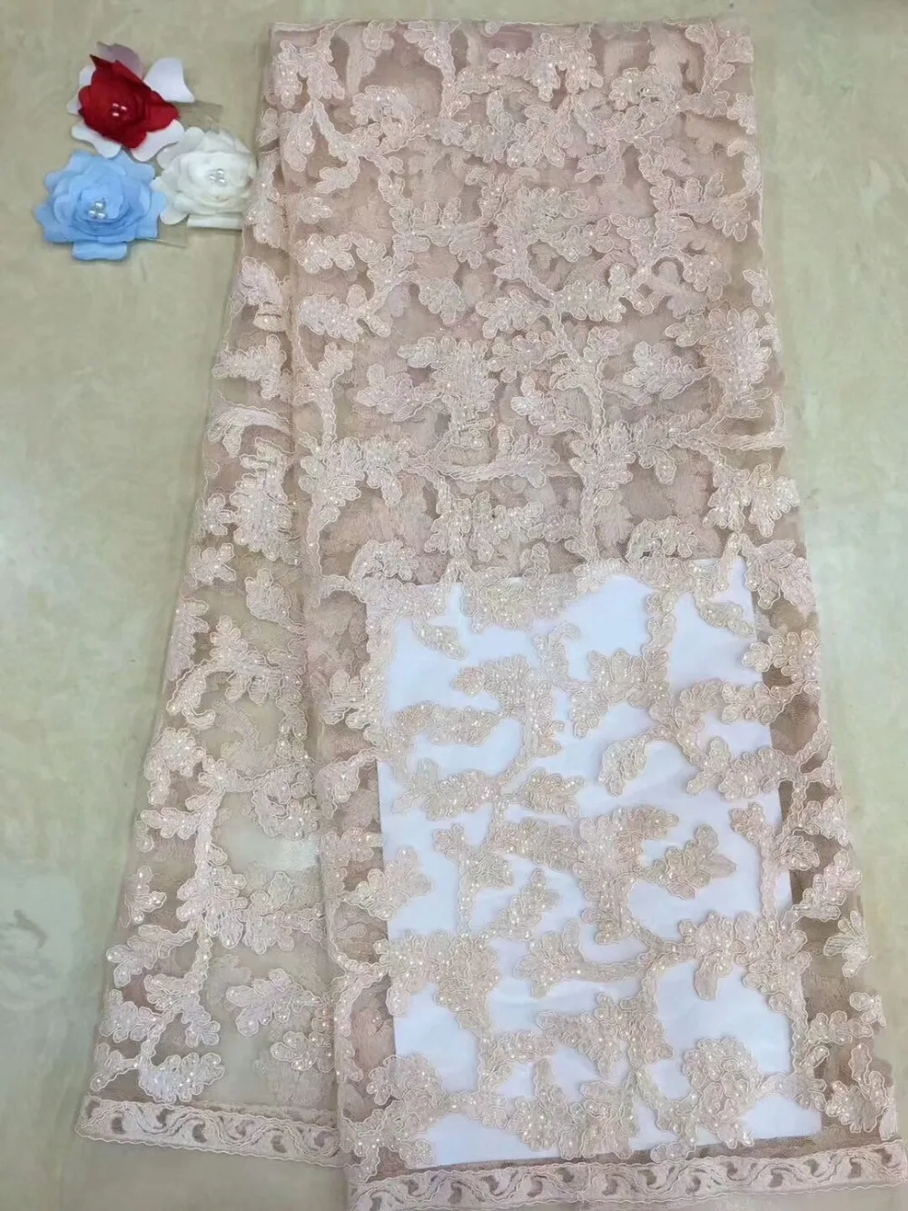 African Lace Fabrics Yellow French Fabric 2019 High Quality Sequins For Nigerian Women black 5yard | Дом и сад