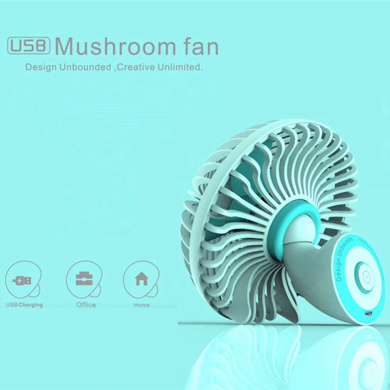 Портативный креативный мини-вентилятор USB для дома и офиса электрический