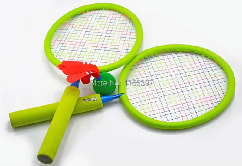 Бесплатная доставка 1 комплект мягкая резиновая пенная игрушка ракетка для