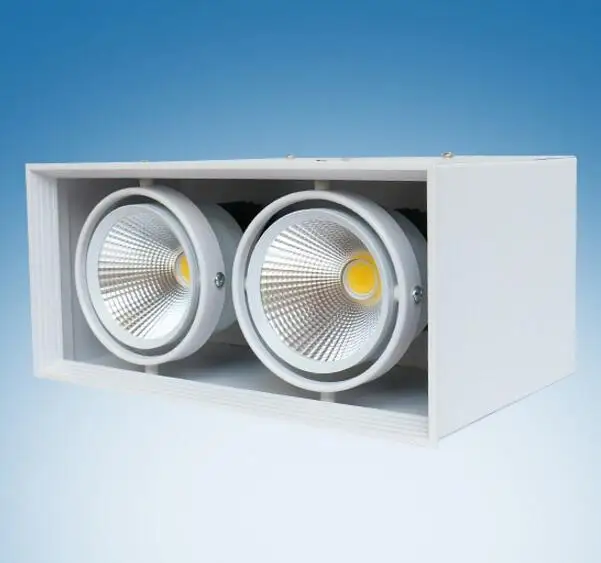 Бесплатная доставка Dimmable 2*10 Вт/10 Вт COB светодиодный потолочный светильник Bean Pot