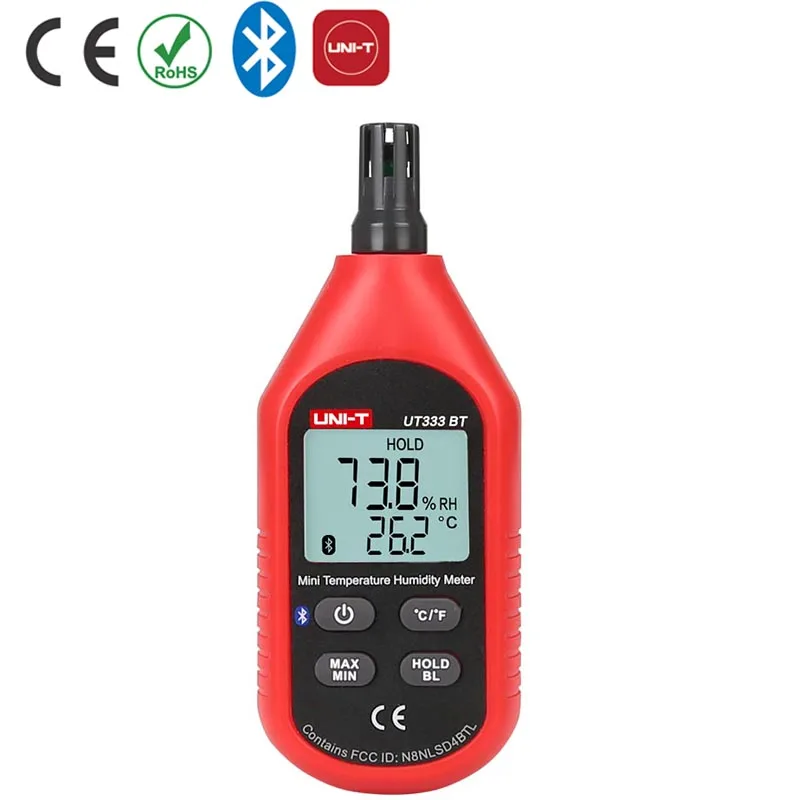 UNI-T UT333/UT333BT миниатюрный Измеритель температуры и влажности