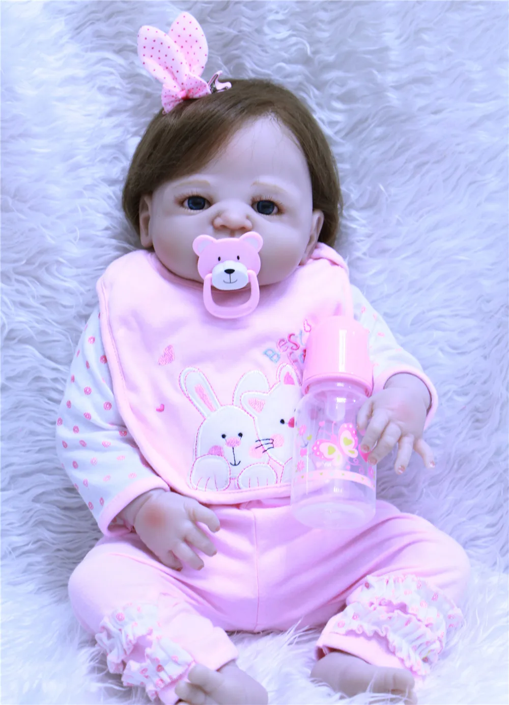 Реалистичная кукла-младенец силиконовая виниловая Кукла-младенец игрушка для