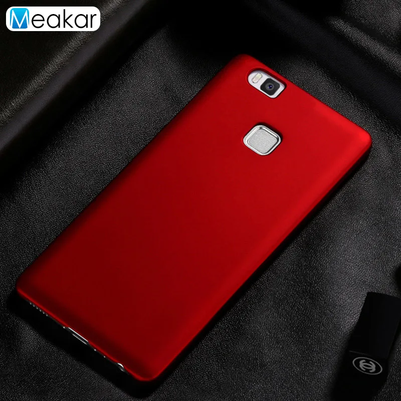 Coque 5.2For huawei P9 Lite чехол для huawei P9 G9 Lite Plus Honor 8 смарт-двойной P9Lite телефона чехол-лента на заднюю панель - Цвет: red