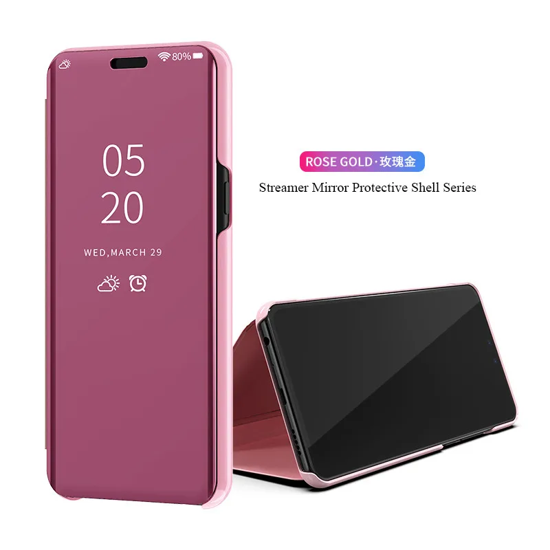 Сенсорный Чехол-книжка чехол для samsung Galaxy A7 A9s A6s A9 Star Lite A6 A8 плюс A3 A5 A7 зеркало 360 Защита подставка для телефона