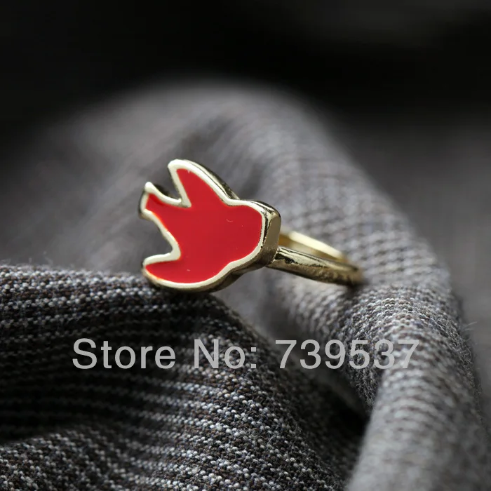 Уникальный стиль красочные птицы эмаль обручальное кольцо|engagement ring|ring stylering ring |