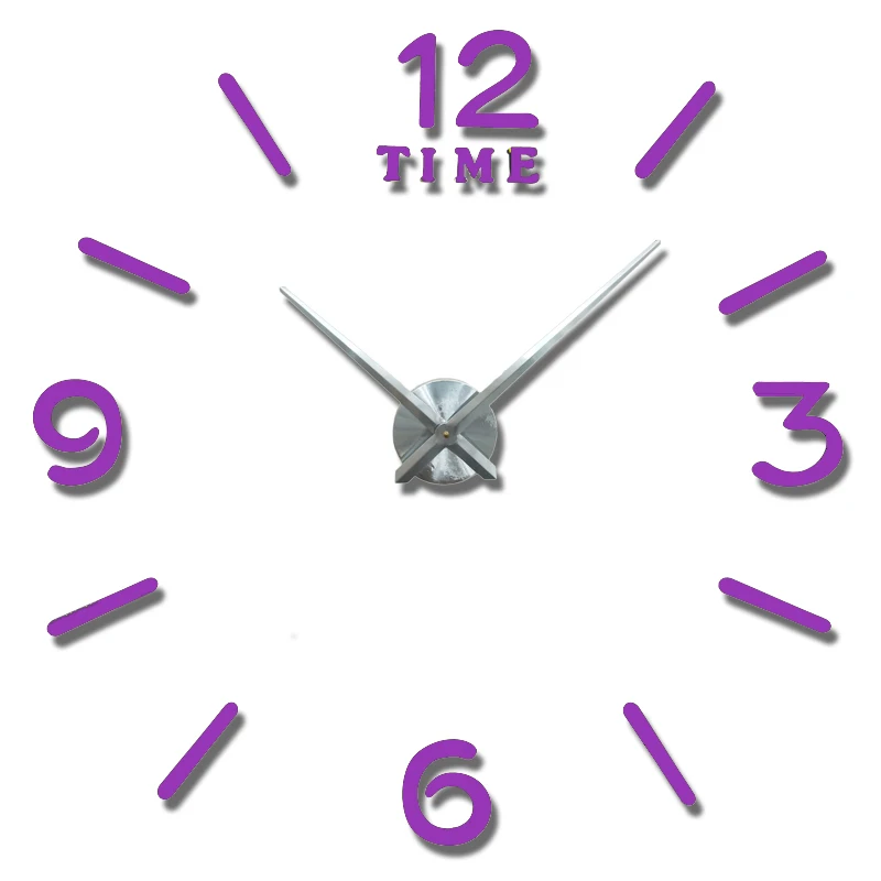 Светящиеся Настенные часы большие люминесцентные часы Horloge 3D DIY акриловые зеркальные наклейки кварцевые Duvar Saat Klock современный mute reloj