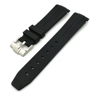 2018 new high end watch accessories water spike elbow silicone watch strap