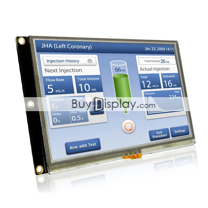 5.0 дюймов 800 x 480 точек TFT жк-модуль дисплей W / ra8875 Параллельный + I2C серийный spi