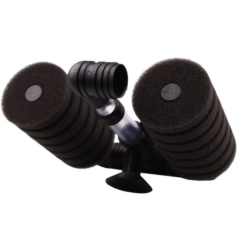 

Aquarium Fish Tank Biochemical Sponge Filter (Black)