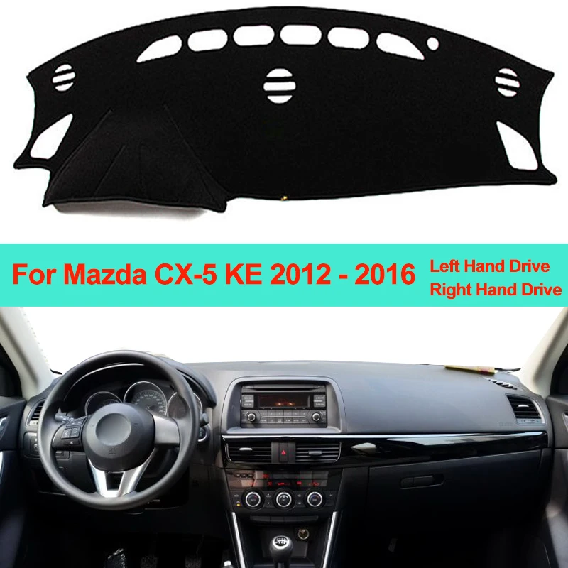 Car Inner Dashboard Cover Dash Mat Carpet Cushion For Mazda CX-5 CX5 KE 2013 2014 2015 2016 Sun Shade LHD RHD Car Styling
