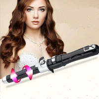 electric lcd auto rotary hair curling iron wand automatic wave roller magic rotating curler style beach wavy curl hairstyling